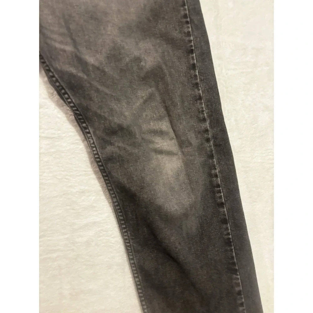 Levis 505 Jeans Mens 38x29 Black Straight Leg‎ Regular Fit Denim  Distressed